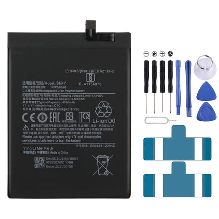 BN53 4820 mAh Li-Polymer Battery Replacement For Xiaomi Redmi Note 9 Pro 5G