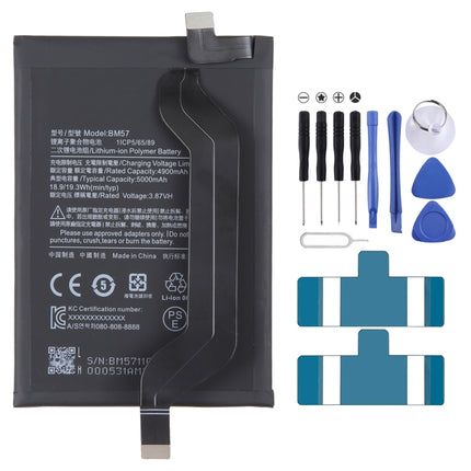 BN53 4820 mAh Li-Polymer Battery Replacement For Xiaomi Redmi Note 9 Pro 5G
