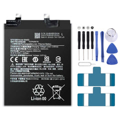BN53 4820 mAh Li-Polymer Battery Replacement For Xiaomi Redmi Note 9 Pro 5G, BM37, BN51, BM52, BM4M, BM4Q, BN56, BM55, BN53, BN62, BM54, BM4X, BM4Y, BM57, BN59, BP42, 38, BP44, BM5A, BP47, BN66, BM58, BP43, BN57, BS01FA