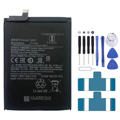BN53 4820 mAh Li-Polymer Battery Replacement For Xiaomi Redmi Note 9 Pro 5G, BM37, BN51, BM52, BM4M, BM4Q, BN56, BM55, BN53, BN62, BM54, BM4X, BM4Y, BM57, BN59, BP42, 38, BP44, BM5A, BP47, BN66, BM58, BP43, BN57, BS01FA