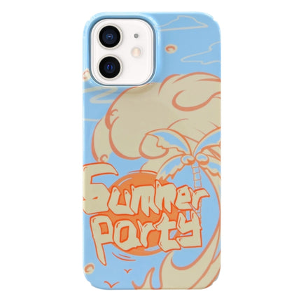 Painted Pattern PC Phone Case, For iPhone 13 Pro Max, For iPhone 12