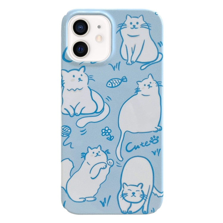 Painted Pattern PC Phone Case, For iPhone 13 Pro Max, For iPhone 12