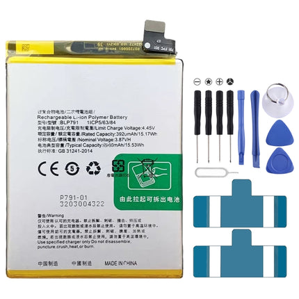 BLP855 4500 mAh Li-Polymer Battery Replacement For OPPO Reno6 Pro 5G / K9 Pro, BLP717, BLP711, BLP737, BLP735, BLP727, BLP755, BLP769, BLP767, BLP783, BLP781, BLP779, BLP789, BLP787, BLP797, BLP755 For OPPO K7x, BLP791, BLP811, BLP817, BLP863, BLP825  ...