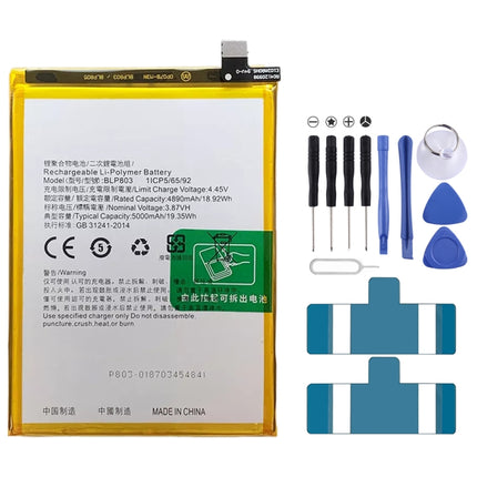 BLP855 4500 mAh Li-Polymer Battery Replacement For OPPO Reno6 Pro 5G / K9 Pro, BLP805, BLP851, BLP831, BLP851 For OPPO F19 / F19s, BLP757, BLP751, BLP731, BLP729, BLP723, BLP713, BLP693, BLP777, BLP799, BLP803, BLP807, BLP877, BLP841, BLP837, BLP809   ...