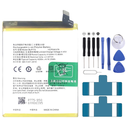 BLP855 4500 mAh Li-Polymer Battery Replacement For OPPO Reno6 Pro 5G / K9 Pro, BLP805, BLP851, BLP831, BLP851 For OPPO F19 / F19s, BLP757, BLP751, BLP731, BLP729, BLP723, BLP713, BLP693, BLP777, BLP799, BLP803, BLP807, BLP877, BLP841, BLP837, BLP809   ...