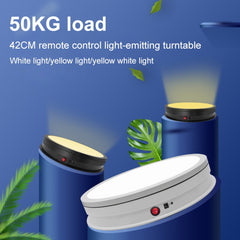 42cm LED Light Electric Rotating Display Stand Turntable