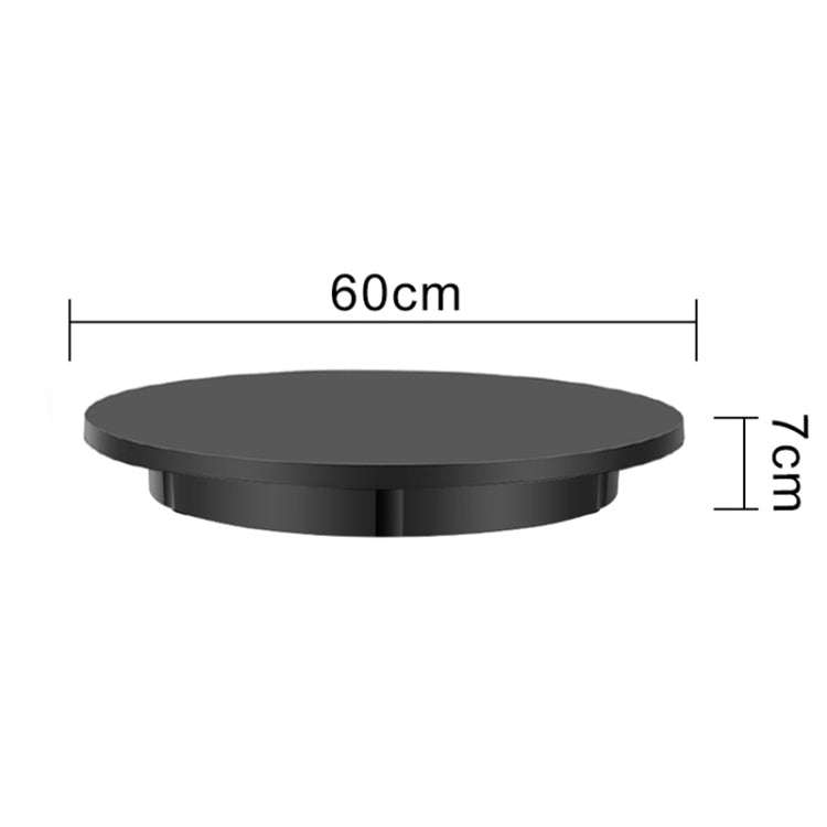 60cm Charging Rotating Display Stand Video Shooting Turntable, Load: 100kg, 60cm, Charging Power, US Plug, 60cm, Charging Power, EU Plug, 60cm, Charging Power, UK Plug, 60cm, Charging Power, AU Plug
