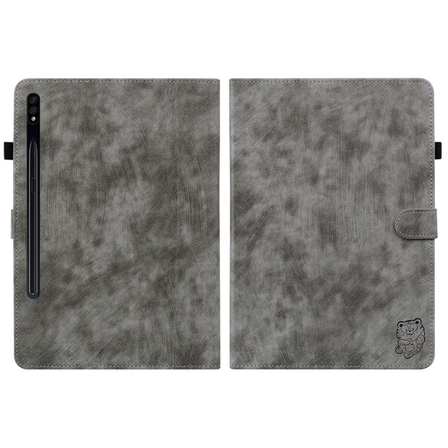 Tiger Pattern Flip Leather Tablet Case, For Samsung Galaxy Tab S9, For Samsung Galaxy Tab А9+, For Samsung Galaxy Tab S9+