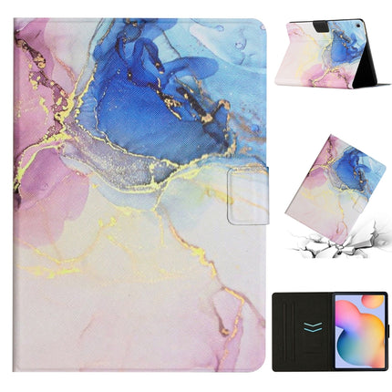 Marble Pattern Smart Leather Tablet Case, For Samsung Galaxy Tab S6 Lite P610, For Samsung Galaxy Tab A7 Lite T220, For Samsung Galaxy Tab A7 10.4 2020 T500, For Samsung Galaxy Tab A 10.1 T580