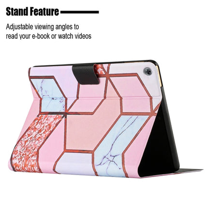 Marble Pattern Smart Leather Tablet Case, For Huawei MediaPad M5 Lite, For Lenovo Tab M10 X605F X505, For Lenovo Tab M10 HD 2nd Gen, For Lenovo Tab M10 3rd Gen