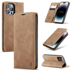 CaseMe-013 Multifunctional Retro Frosted Leather Phone Case, For iPhone 14, For iPhone 14 Plus, For iPhone 14 Pro, For iPhone 14 Pro Max