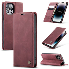 CaseMe-013 Multifunctional Retro Frosted Leather Phone Case, For iPhone 14, For iPhone 14 Plus, For iPhone 14 Pro, For iPhone 14 Pro Max