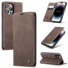 CaseMe-013 Multifunctional Retro Frosted Leather Phone Case, For iPhone 14, For iPhone 14 Plus, For iPhone 14 Pro, For iPhone 14 Pro Max