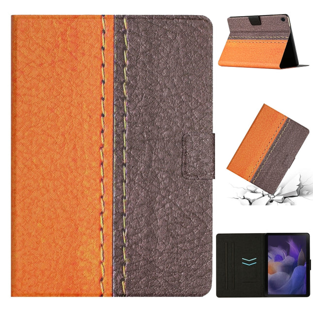 Stitching Solid Color Smart Leather Tablet Case, For Amazon Kindle Fire HD 8 2020, For Amazon Kindle Fire HD 10 2015, For Amazon Kindle Fire HD 10 2021, For Samsung Galaxy Tab A8
