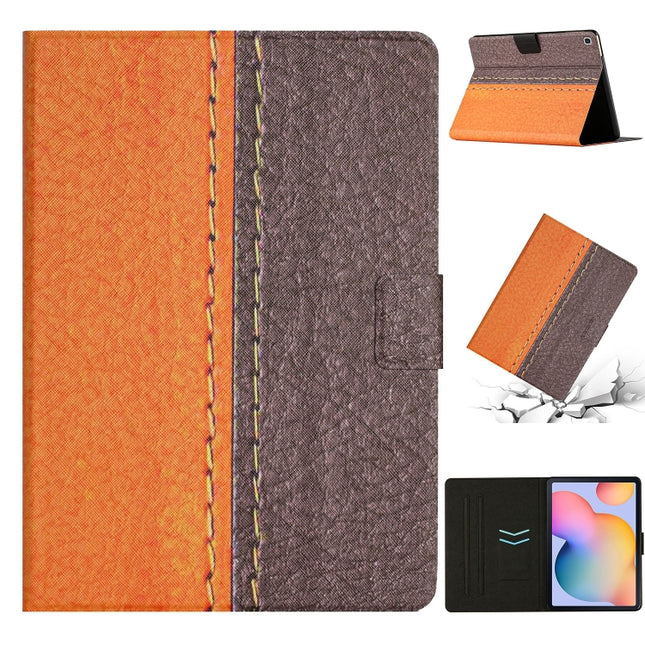 Stitching Solid Color Smart Leather Tablet Case, For Samsung Galaxy Tab A7 Lite T220, For Samsung Galaxy Tab A7 10.4 2020 T500, For Samsung Galaxy Tab A 10.1 2019 T510, For Samsung Galaxy Tab A 10.1 T580