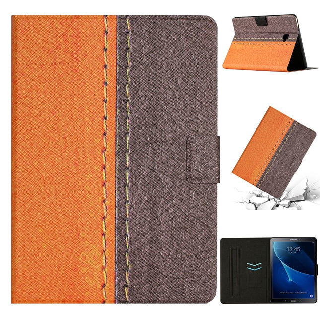 Stitching Solid Color Smart Leather Tablet Case, For Samsung Galaxy Tab A7 Lite T220, For Samsung Galaxy Tab A7 10.4 2020 T500, For Samsung Galaxy Tab A 10.1 2019 T510, For Samsung Galaxy Tab A 10.1 T580
