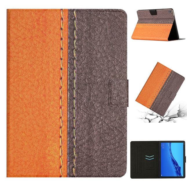 Stitching Solid Color Smart Leather Tablet Case, For Huawei MediaPad M5 Lite, For Lenovo Tab M10 X605F X505, For Lenovo Tab M10 HD 2nd Gen, For Lenovo Tab M10 3rd Gen