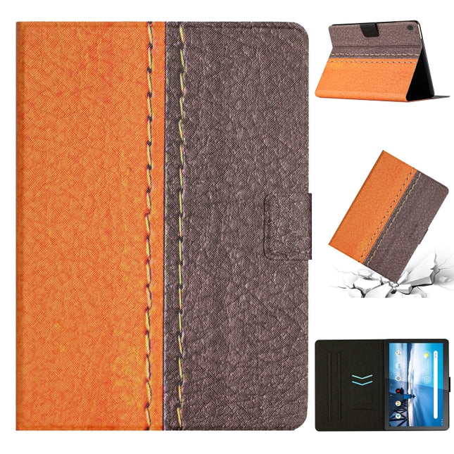 Stitching Solid Color Smart Leather Tablet Case, For Huawei MediaPad M5 Lite, For Lenovo Tab M10 X605F X505, For Lenovo Tab M10 HD 2nd Gen, For Lenovo Tab M10 3rd Gen