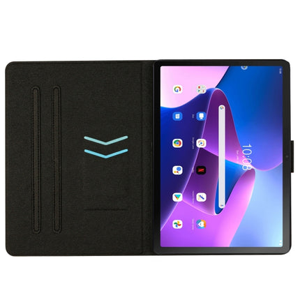 Stitching Solid Color Smart Leather Tablet Case, For Lenovo Tab M10 Plus, For Lenovo Tab P11