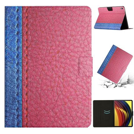 Stitching Solid Color Smart Leather Tablet Case, For Lenovo Tab M10 Plus, For Lenovo Tab P11