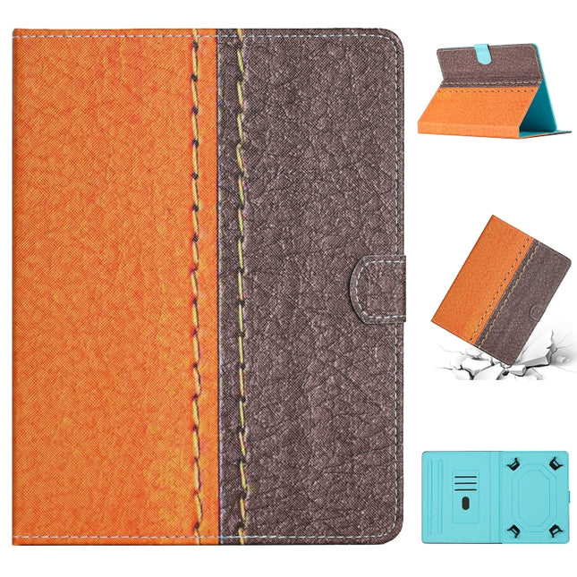 Stitching Solid Color Leather Tablet Case, For 7 inch Tablet, For 8 inch Tablet, For 10 inch Tablet, For Samsung Galaxy Tab S6 Lite P610