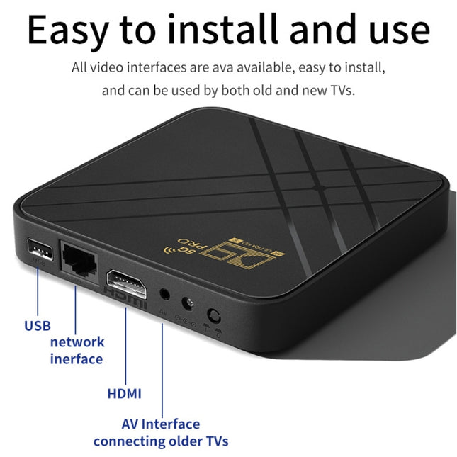 D9 PRO 2.4G/5G WIFI 4K HD Android TV Box, D9 PRO EU Plug, D9 PRO UK Plug, D9 PRO AU Plug, D9 PRO US Plug