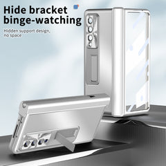 Aluminum Alloy Double Hinge Shockproof Phone Protective Case