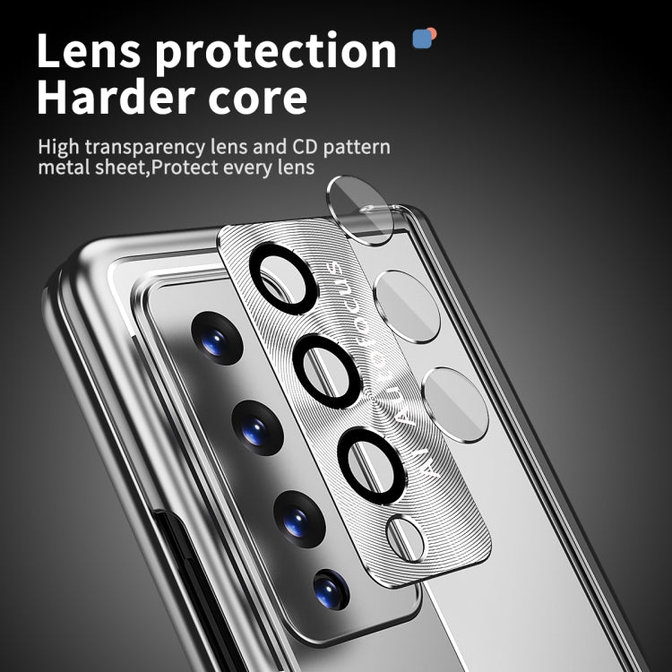 Aluminum Alloy Double Hinge Shockproof Phone Protective Case