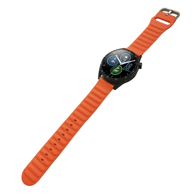 Universal Single Color Silicone Watch Band, 18mm, 20mm, 22mm