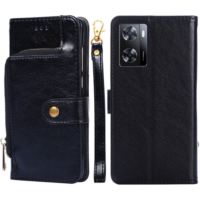 Zipper Bag Leather Phone Case, For OPPO A57 4G 2022, For OPPO Reno7 A JP Version, For Huawei nova 10, For Motorola Moto G62 5G, For Huawei nova 10 Pro, For Nokia C100