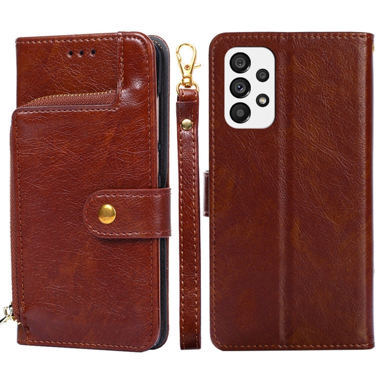 Zipper Bag Leather Phone Case, For Nokia C200, For Samsung Galaxy A73 5G, For Samsung Galaxy M13, For Xiaomi 12S Ultra