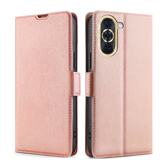 Ultra-thin Voltage Side Buckle Horizontal Flip Leather Phone Case, For Huawei nova 10, For Huawei nova 10 Pro