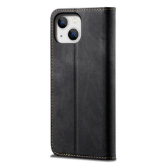 Denim Texture Casual Style Leather Phone Case, For iPhone 14, For iPhone 14 Plus, For iPhone 14 Pro, For iPhone 14 Pro Max