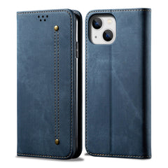 Denim Texture Casual Style Leather Phone Case, For iPhone 14, For iPhone 14 Plus, For iPhone 14 Pro, For iPhone 14 Pro Max