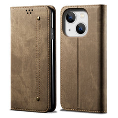 Denim Texture Casual Style Leather Phone Case, For iPhone 14, For iPhone 14 Plus, For iPhone 14 Pro, For iPhone 14 Pro Max