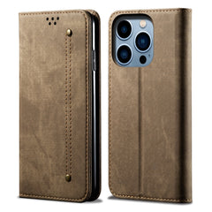 Denim Texture Casual Style Leather Phone Case, For iPhone 14, For iPhone 14 Plus, For iPhone 14 Pro, For iPhone 14 Pro Max