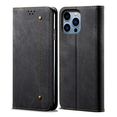 Denim Texture Casual Style Leather Phone Case, For iPhone 14, For iPhone 14 Plus, For iPhone 14 Pro, For iPhone 14 Pro Max