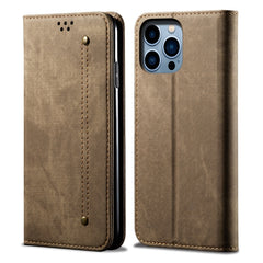 Denim Texture Casual Style Leather Phone Case, For iPhone 14, For iPhone 14 Plus, For iPhone 14 Pro, For iPhone 14 Pro Max