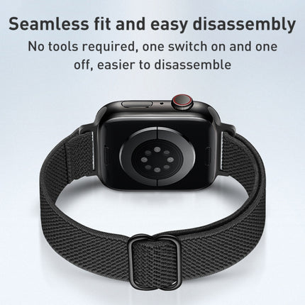 Small Waist Nylon Watch Band For Apple Watch Series, 7 45mm / 6&SE&5&4 44mm / 3&2&1 42mm