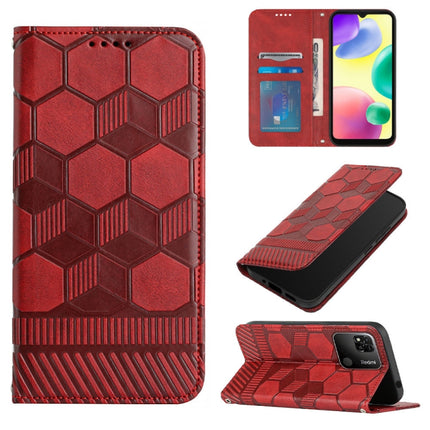Football Texture Magnetic Leather Flip Phone Case, For Xiaomi Redmi 10C / 10 India, For Xiaomi Redmi 10A, For Xiaomi Redmi Note 11 Global 2022 / Note 11S 4G, For Xiaomi Redmi Note 11 Pro 5G / 4G Global 2022 / Note 11 Pro+ India