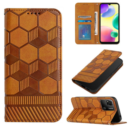 Football Texture Magnetic Leather Flip Phone Case, For Xiaomi Redmi 10C / 10 India, For Xiaomi Redmi 10A, For Xiaomi Redmi Note 11 Global 2022 / Note 11S 4G, For Xiaomi Redmi Note 11 Pro 5G / 4G Global 2022 / Note 11 Pro+ India