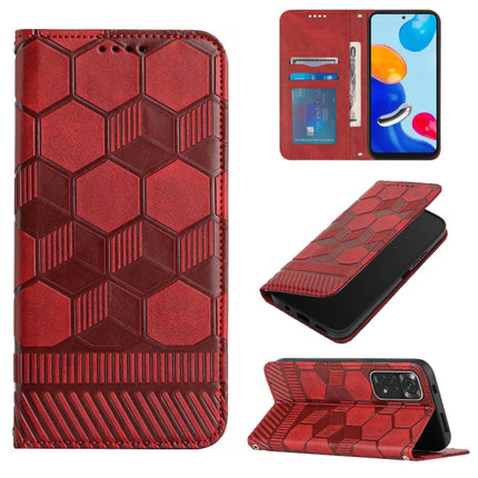 Football Texture Magnetic Leather Flip Phone Case, For Xiaomi Redmi 10C / 10 India, For Xiaomi Redmi 10A, For Xiaomi Redmi Note 11 Global 2022 / Note 11S 4G, For Xiaomi Redmi Note 11 Pro 5G / 4G Global 2022 / Note 11 Pro+ India