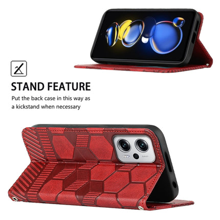 Football Texture Magnetic Leather Flip Phone Case, For Xiaomi Redmi Note 11T Pro, For Xiaomi Poco M4 5G, For Xiaomi Poco M4 Pro 4G, For Xiaomi Poco M4 Pro 5G