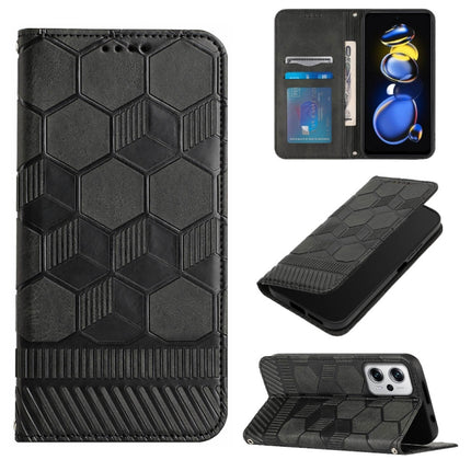 Football Texture Magnetic Leather Flip Phone Case, For Xiaomi Redmi Note 11T Pro, For Xiaomi Poco M4 5G, For Xiaomi Poco M4 Pro 4G, For Xiaomi Poco M4 Pro 5G