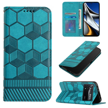 Football Texture Magnetic Leather Flip Phone Case, For Xiaomi Redmi Note 11T Pro, For Xiaomi Poco M4 5G, For Xiaomi Poco M4 Pro 4G, For Xiaomi Poco M4 Pro 5G