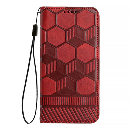 Football Texture Magnetic Leather Flip Phone Case, For Samsung Galaxy A03 164mm, For Samsung Galaxy A03s 164mm India, For Samsung Galaxy A03s 165.8mm US Version, For Samsung Galaxy A03s 166.5mm EU Version