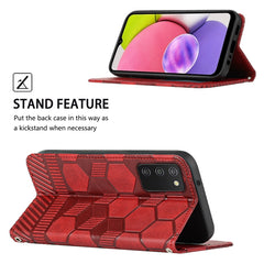 Football Texture Magnetic Leather Flip Phone Case, For Samsung Galaxy A03s 166.5mm EU Version, For Samsung Galaxy A12 5G / M12 / F12, For Samsung Galaxy A13 4G, For Samsung Galaxy A13 5G