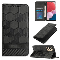 Football Texture Magnetic Leather Flip Phone Case, For Samsung Galaxy A03s 166.5mm EU Version, For Samsung Galaxy A12 5G / M12 / F12, For Samsung Galaxy A13 4G, For Samsung Galaxy A13 5G