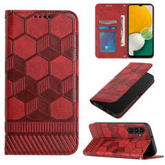 Football Texture Magnetic Leather Flip Phone Case, For Samsung Galaxy A03s 166.5mm EU Version, For Samsung Galaxy A12 5G / M12 / F12, For Samsung Galaxy A13 4G, For Samsung Galaxy A13 5G