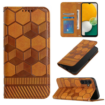 Football Texture Magnetic Leather Flip Phone Case, For Samsung Galaxy A12 5G / M12 / F12, For Samsung Galaxy A13 5G, For Samsung Galaxy A23 5G, For Samsung Galaxy A33 5G